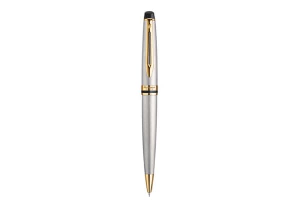 Waterman Expert, Klämma, Indragbar kulspetspenna med vridfunktion, Blå, 1 styck, Medium