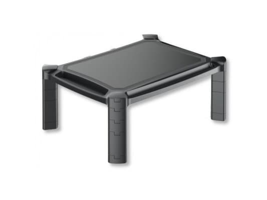 Techly Monitor Riser - Stativ - for skjerm / bærbar PC / skriver - plast - svart - skjermstørrelse: 33-81,3 cm (13 in-32 in)
