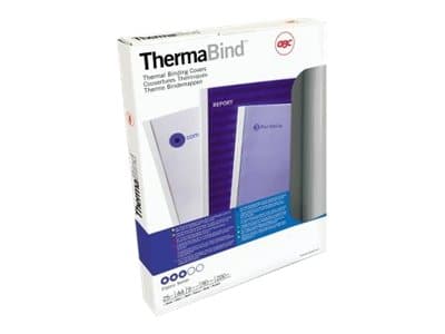 GBC Standard - 1.5 mm - A4 (210 x 297 mm) - 15 ark - 150 mikrometer - vit - 240 g/m² - 100 stk termiskt bindningsskydd