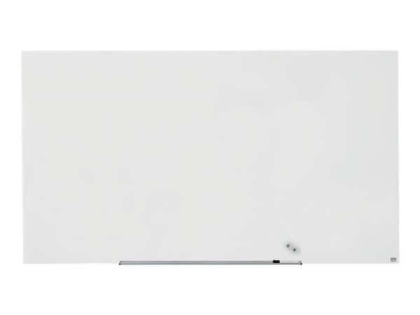 Nobo Diamond - Whiteboard-tavla - väggmonterbar - 1883 x 1059 mm - tempererat glas - magnetisk - vit