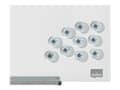 Miniatyrbild 3 av 5: Magneter Nobo 19mm diameter - genomskinliga - extra starka - (10 st.)