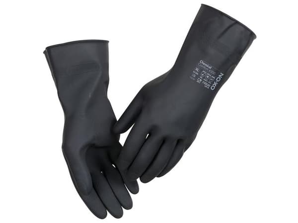 Kemihandsker, OX-ON® Chemical Comfort 6301, sort, str. 10, 1 par.
