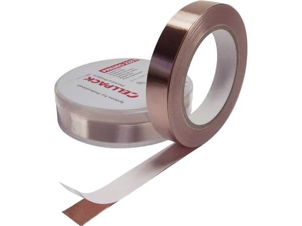 CellPack Cellpack 223576 Kobbertape Premio 2281 Kobber (L x B) 33 m x 19 mm 1 stk