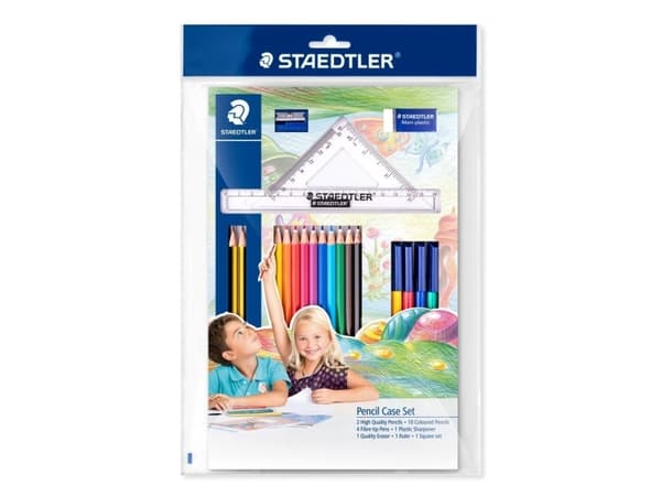 Staedtler 61 SET42, 10 styck, Multifärg, Trä, Tyskland, PEFC, Blåsa