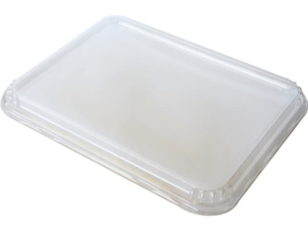 Plastlåg 232x183x16 mm APET Klar til Duni Caterline,372 stk/krt