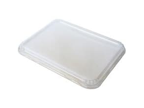 Plastlåg 232x183x16 mm APET Klar til Duni Caterline,372 stk/krt