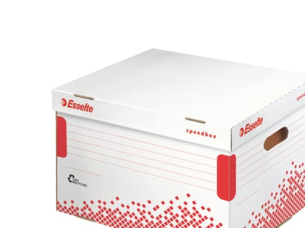 Esselte Speedbox, Punainen, Valkoinen, 500 g, 334 x 392 x 301 mm
