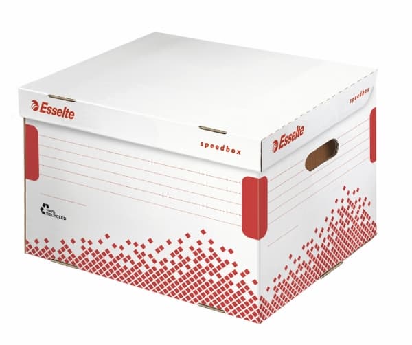Esselte Speedbox, Punainen, Valkoinen, 500 g, 334 x 392 x 301 mm
