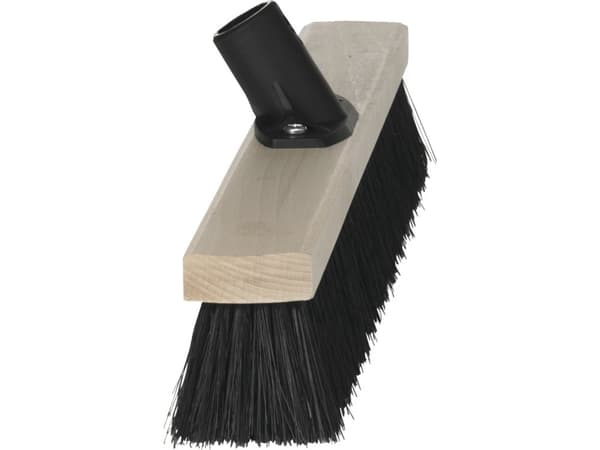 Vikan Fejekost med gevind 520mm Medium Træ