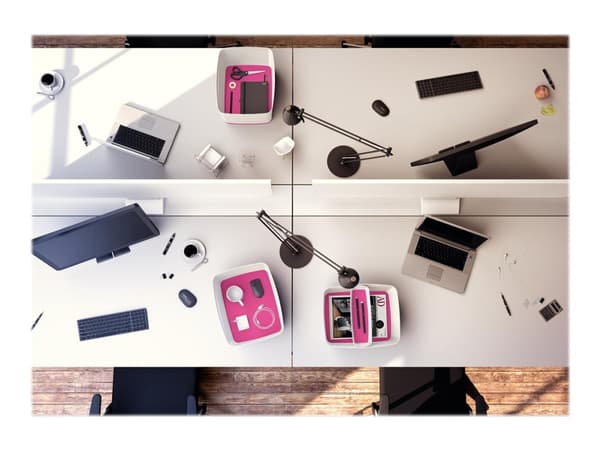 Leitz MyBox Long - Oppbevaringsskuff - metallisk rosa