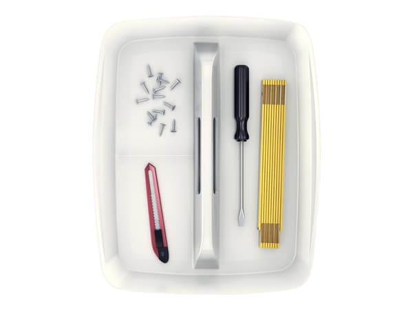 Leitz MyBox - Skuff for oppbevaringsboks - 3 rom - hvit