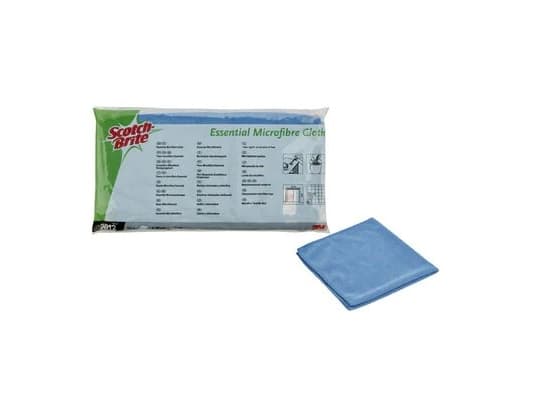 Mikrofiberklud 3M Scotch Brite Essential blå - (10 stk.)