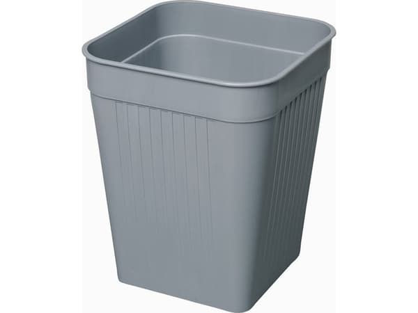 Papirkurv Orth 14 ltr. grå plast