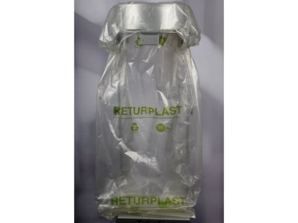 Affaldssække returplast 240l 850x1550mm 10stk/rul - (10 stk.)
