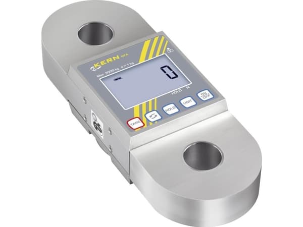 Kern HFA 1T-4 Kranvægt Vejeområde 1 t Aflæsningsnøjagtighed 500 g via strømforsyning, Batteridrevet, Batteridrevet Flerfarvet