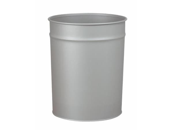 Papirkurv Twinco Twin Metal 20L aluminiumsgrå