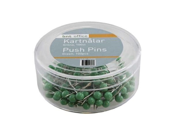 Kortnåle 4 mm x 20 mm grøn - (100 stk.)