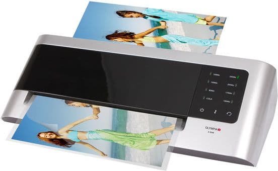 Olympia A 3048 - Kaldlamineringsmaskin - Veske - Svart - Sølv - Sensor (3013)