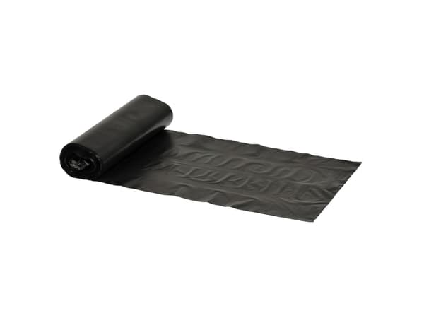 Affaldsposer, 20 L, 37 x 65 cm, 14 my, sort, pakke a 50 stk