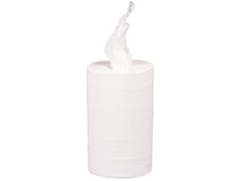 Håndklæderulle, ABENA Care-Ness Excellent, 2-lags, Mini, 72m x 20cm , Ø13cm, hvid, nyfiber