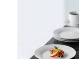 Desserttallerken Aida Daily Design, 19 cm, hvid, pakke a 4 stk.