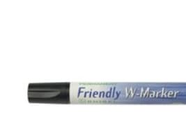 Ballograf Friendly W-Marker - Markør - permanent - svart - vannbasert blekk - 2-5 mm - medium