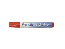 Ballograf Friendly W-Marker - Markør - permanent - rød - vannbasert blekk - 2-5 mm - medium