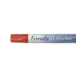Ballograf Friendly W-Marker - Markør - permanent - rød - vannbasert blekk - 2-5 mm - medium