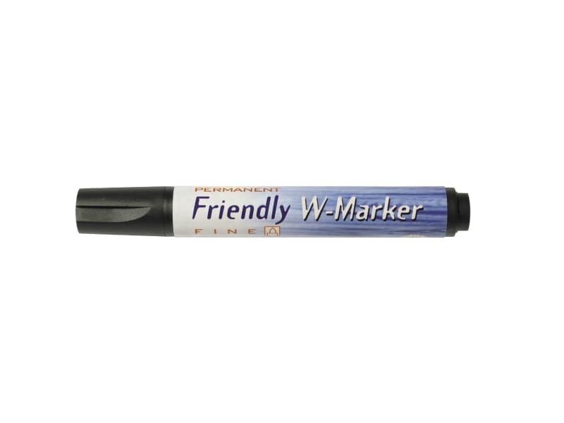 Permanent marker Ballograf Friendly, rund, 1 mm, sort