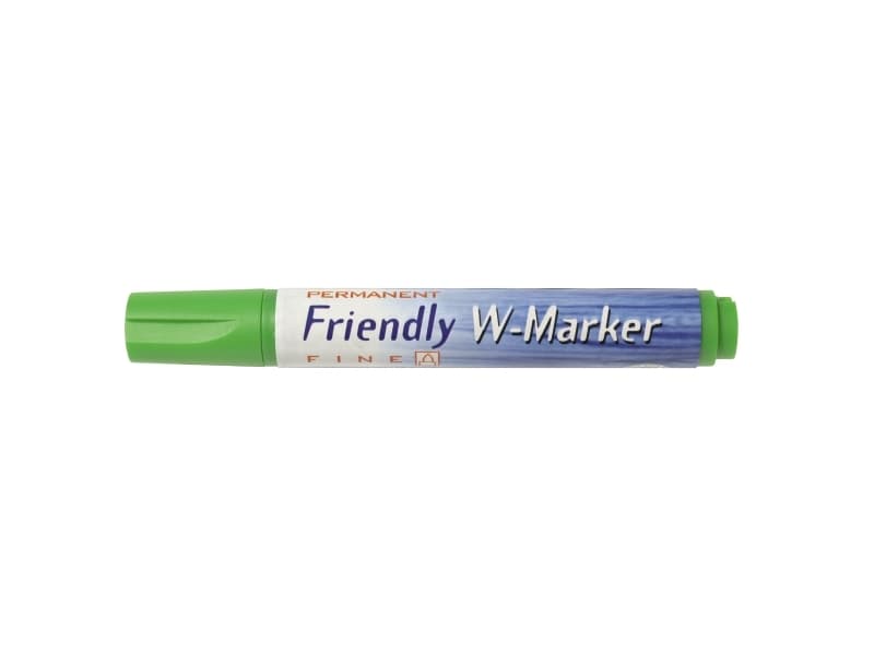 Permanent marker Ballograf Friendly, rund, 1 mm, grøn