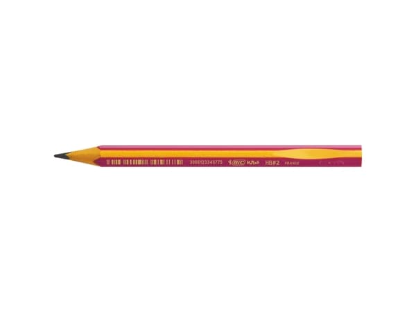 Blyant BIC® Kids Learner Jumbo, pink/gul - (12 stk.)