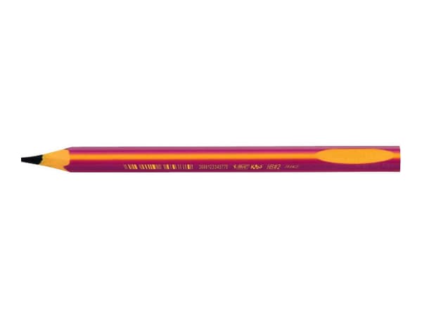Blyant BIC® Kids Learner Jumbo, pink/gul - (12 stk.)