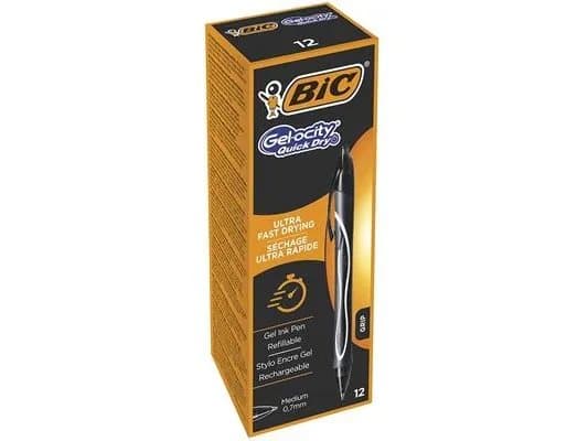 Gelpenna BIC Gelocity Quick Dry 0,7 mm sort