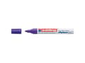 Miniatyrbilde 3 av 5: edding 750 gloss paint - Markør - permanent - for glass, metall, plast - fiolett - fargeblekk - 2-4 mm