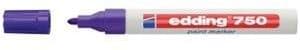 edding 750 gloss paint - Markør - permanent - for glass, metall, plast - fiolett - fargeblekk - 2-4 mm
