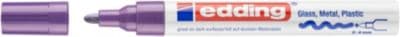 edding 750 gloss paint - Markør - permanent - for glass, metall, plast - fiolett - fargeblekk - 2-4 mm