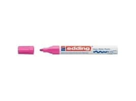 Edding 750, Rosa, Rosa, Hvit, 1 farger, Projektil spiss, Rund, 2 mm