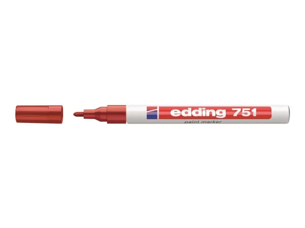 Paintmarker Edding 751 rød