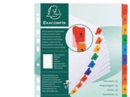 Registrer exacompta mylar 1-12