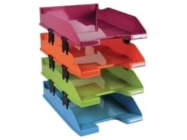 Brevbrett Exacompta Combo 2 Harlequin, sett med 4 brett