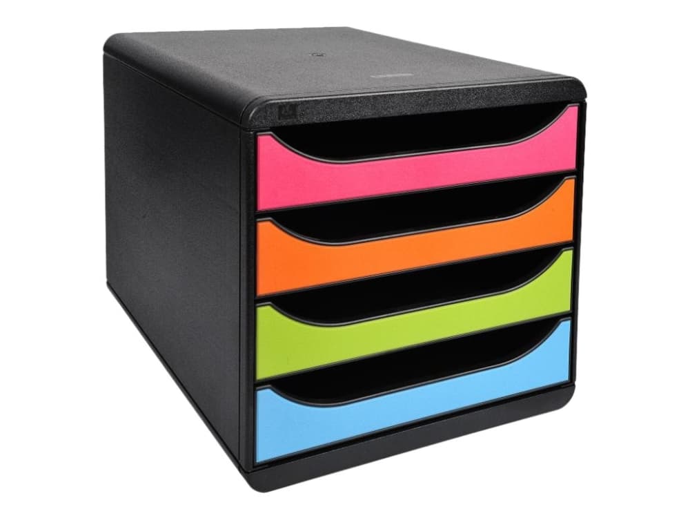 Lådskåp exacompta bigbox 4 lådor harlequin