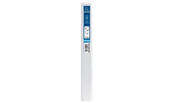 Indstiksringbind Exacompta Kreacover, A4+, ryg 38 mm, hvid