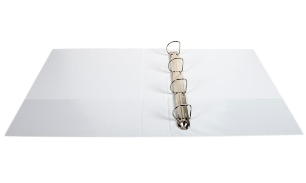 Ringpärm exacompta kreacover, a4+, rygg 64 mm, vit