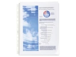Exacompta 5507E, 210 x 297 mm (A4), Gjennomsiktig, Polypropylen (PP), Portrett, Topp, 235 mm