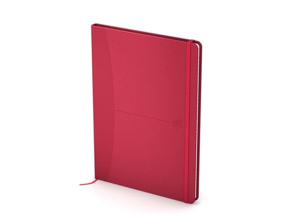 Notesbog Oxford Signature A5 linjeret rød