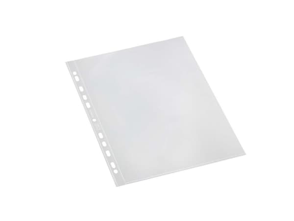 Plastlommer Bantex A4 glasklar 0,11mm åben top 100stk/pak