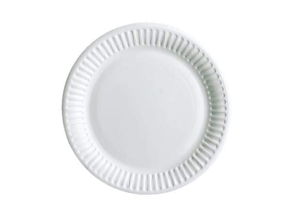 Paptallerkener, Huhtamaki, Ø 15 cm, pakke a 100 stk