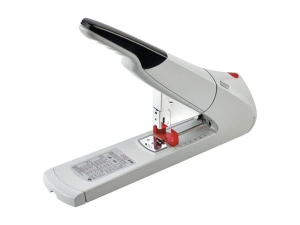 Novus B 56, 200 ark, Svart, Grå, Metall, Plast, 80 g/m ^, 7,5 cm, Tryck knappen