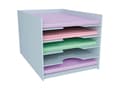 Miniatyrbilde 2 av 3: Organiser Paperflow A4 med 5 rum grå