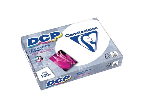Clairefontaine 1808C, Lasertulostus, A3 (297x420 mm), 250 arkkia, 200 g/m², Valkoinen, 200 µm